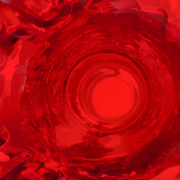 Kanawha Cadmium Crackle 5" Ruffle Vase - Picture 10 of 16